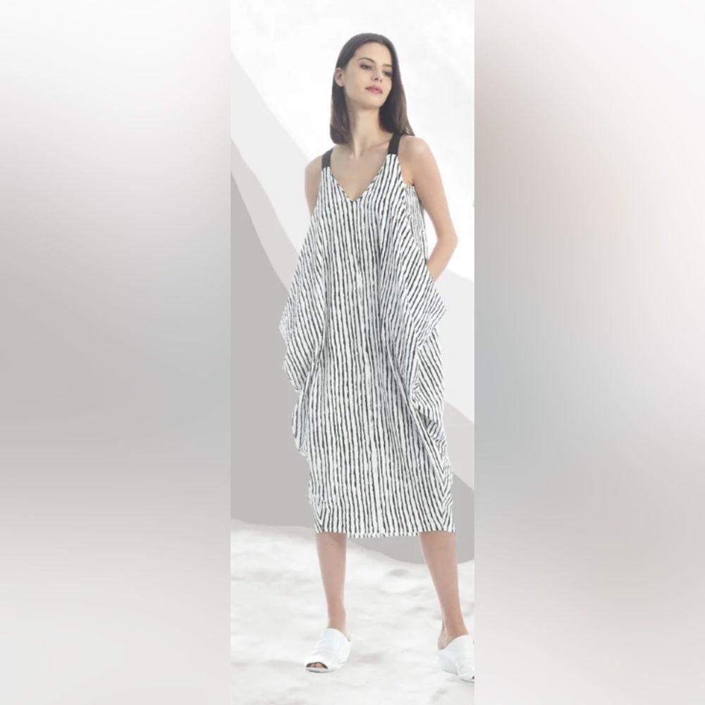 NEW! MATTHILDUR trapeze caftan DRESS XS